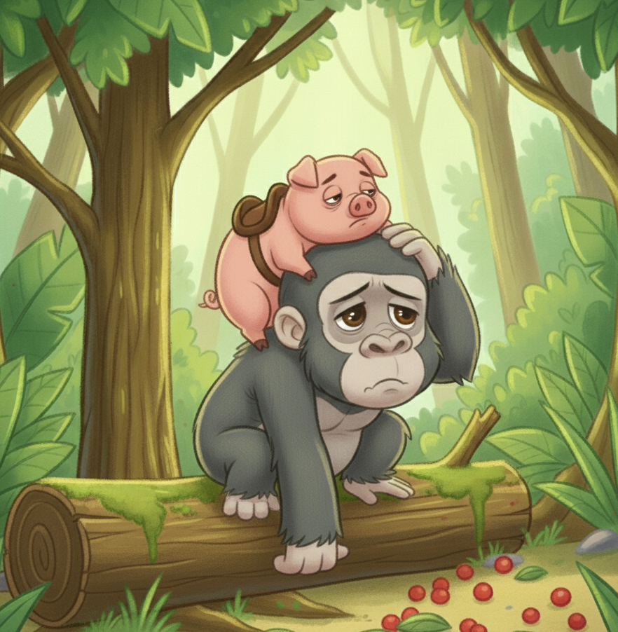 Grayson, the Guilty Gorilla