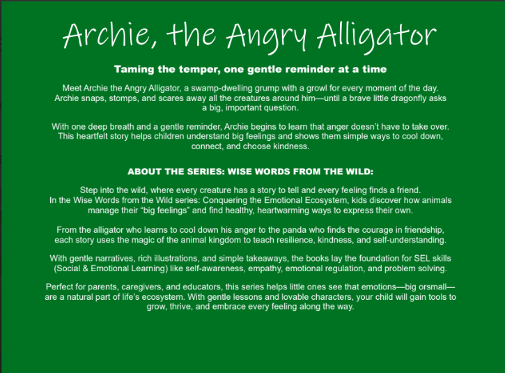 Archie, the Angry Alligator