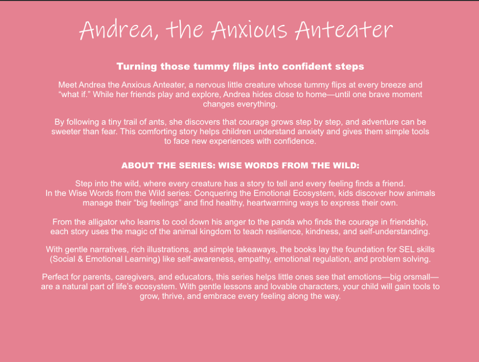 Andrea, the Anxious Anteater