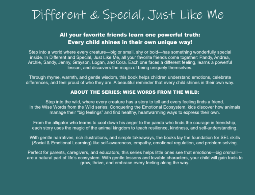 Different & Special, Just Like Me!