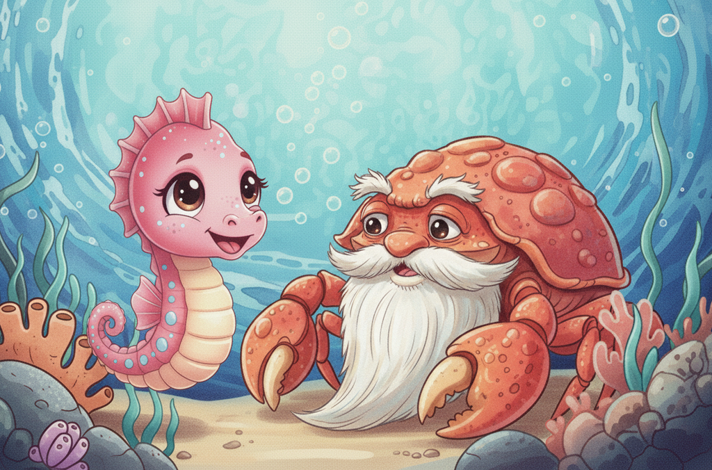 Sandy, the Sad Seahorse
