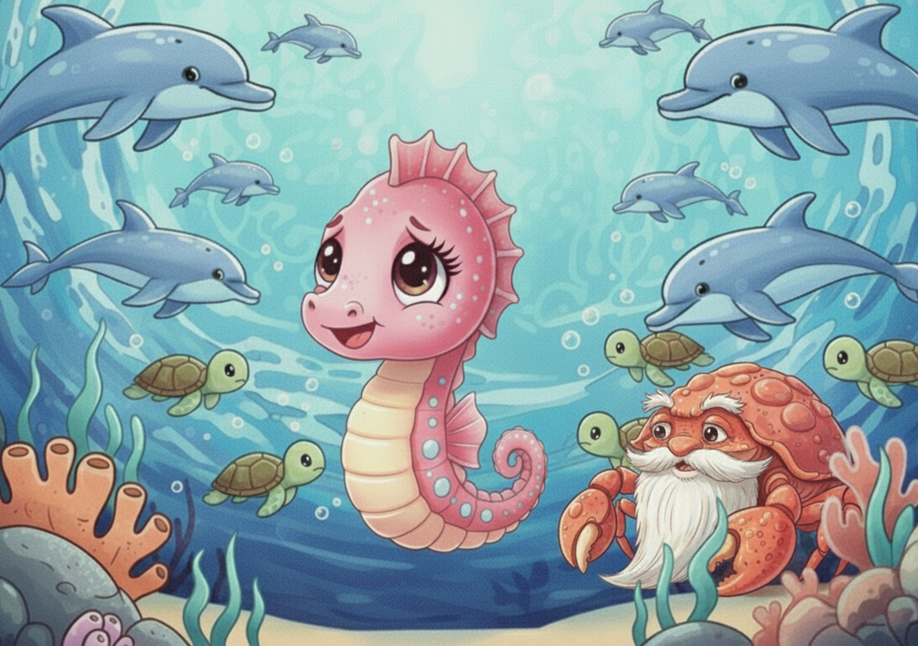 Sandy, the Sad Seahorse