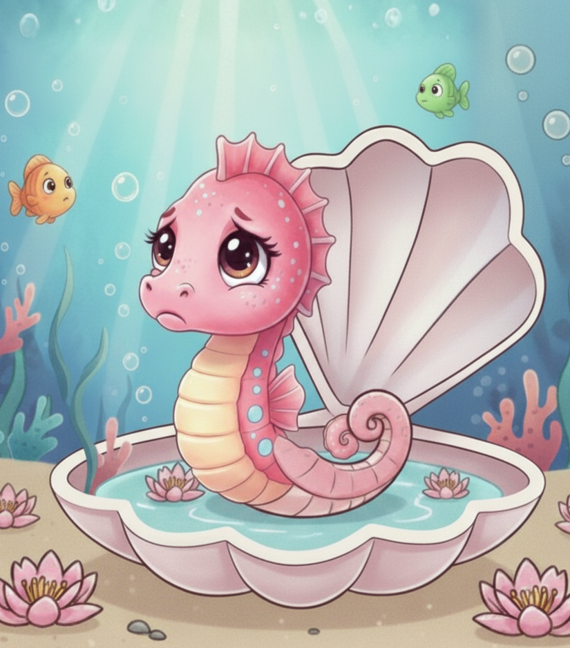 Sandy, the Sad Seahorse